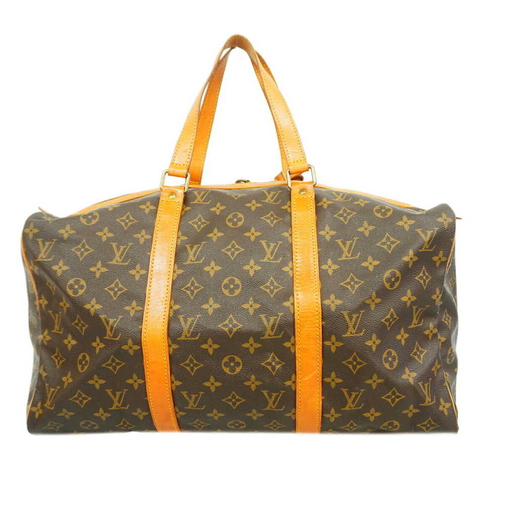 LOUIS VUITTON Authentic Brown Monogram Boston Bag